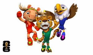Fifa revela mascotes da Copa do Mundo de 2026: Maple, Zayu e Clutch